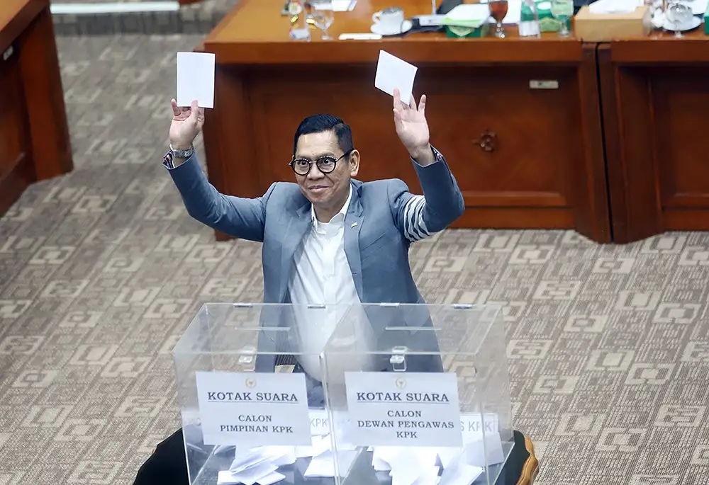 Penetapan 5 Pimpinan KPK 2024-202910