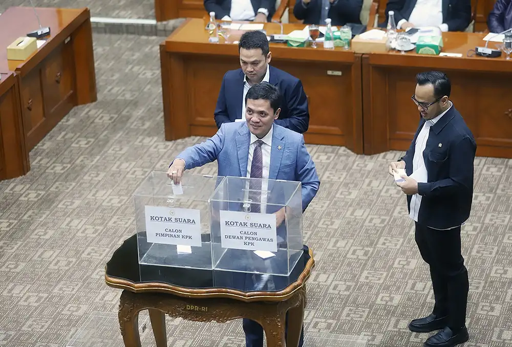 Penetapan 5 Pimpinan KPK 2024-20292