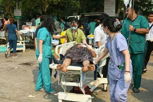 Gempa Myanmar 7,7 M Begitu Mematikan6