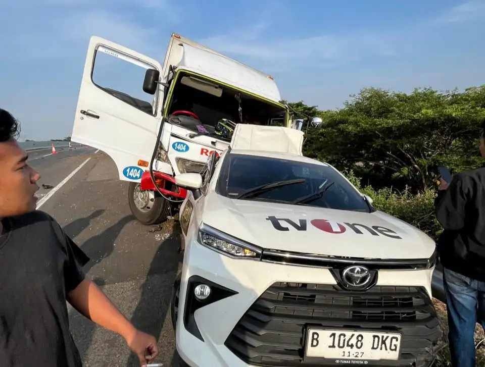 Kru Jurnalis TV One Kecelakaan di Tol Batang-Pemalang3