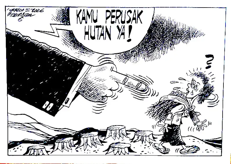 Karikatur - Ilustrasi - Asal Tuding (Dok MI)