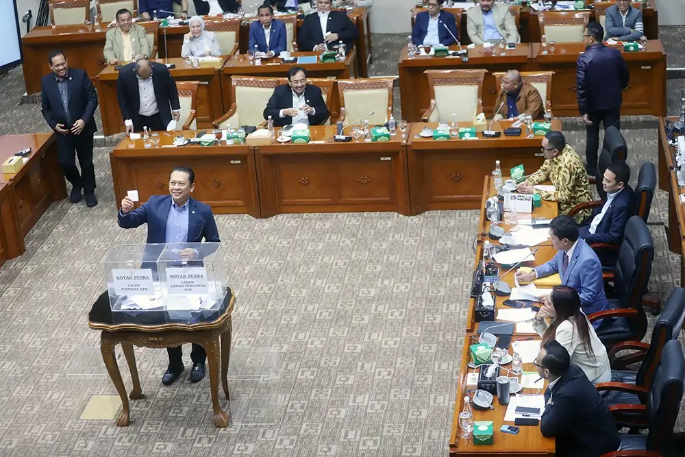 Penetapan 5 Pimpinan KPK 2024-202911