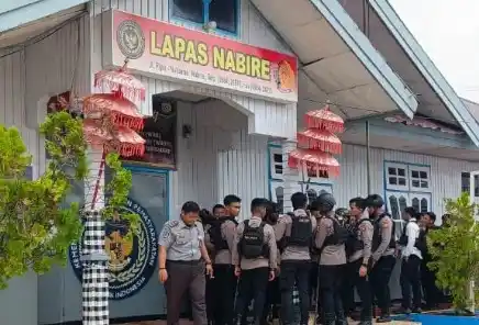 Sebanyak 19 narapidana melarikan diri dari Lapas Kelas IIB Nabire, Papua Tengah (Foto: Repro)