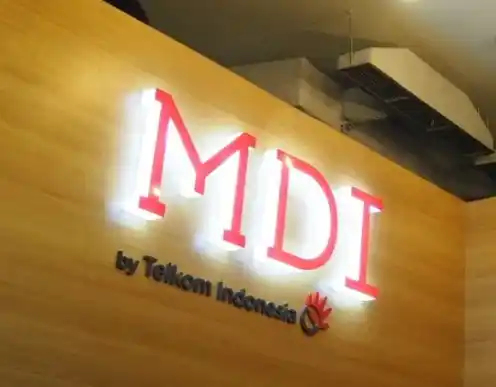Logo MDI Ventures, perusahaan modal ventura yang ada di bawah naungan BUMN PT Telkom (Foto: Dok MI/Istimewa)