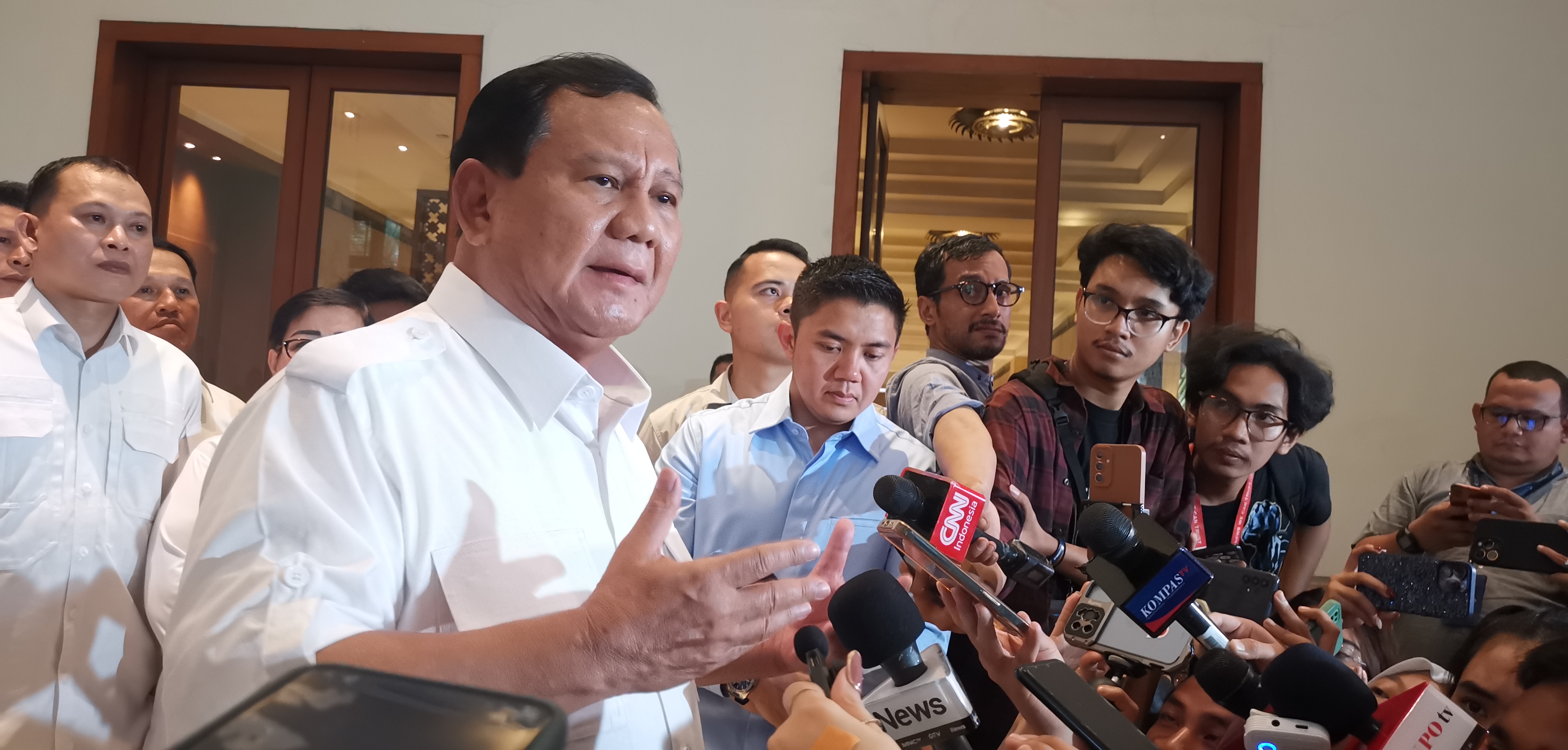 Menteri Pertahanan, Prabowo Subianto (Foto: Dhanis/MI)