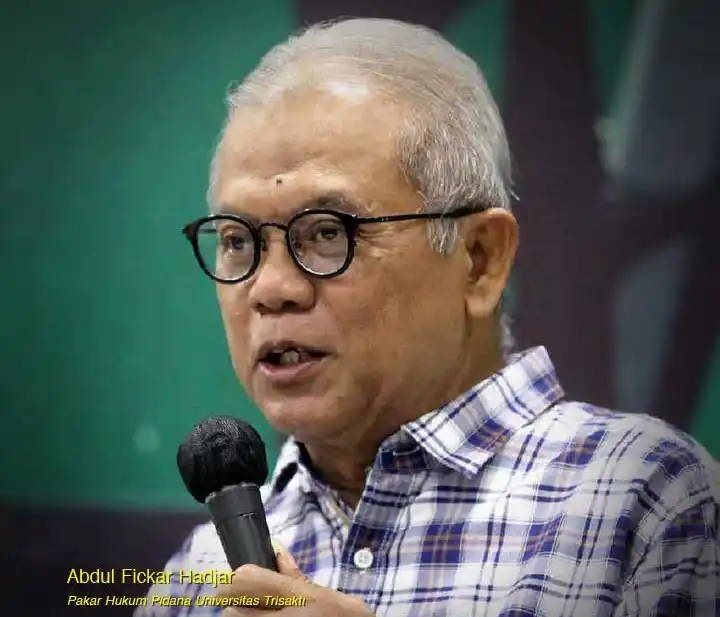 Pakar Hukum Pidana dari Universitas Trisakti (Usakti), Abdul Fickar Hadjar (Foto: Dok MI)