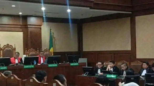Suasan sidang di Pengadilan Tipikor Jakarta, Selasa (18/3/2025)