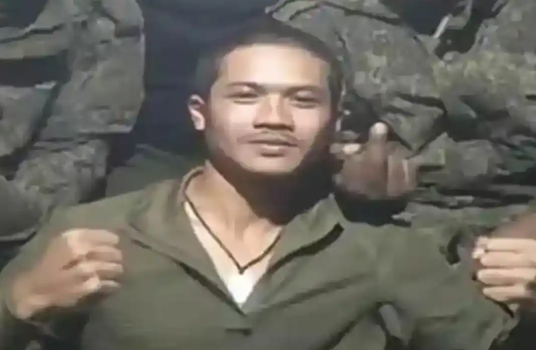 Anggota Brimobda Polda Aceh, Bripda Rio bergabung dengan tentara Rusia (Foto: Ist)