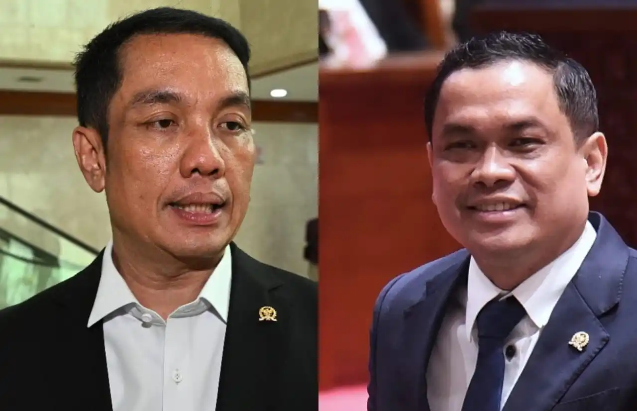 Anggota DPR Fauzi Amro (kiri) dan Charles Meikyansah (kanan) (Foto: Kolase MI/Diolah)