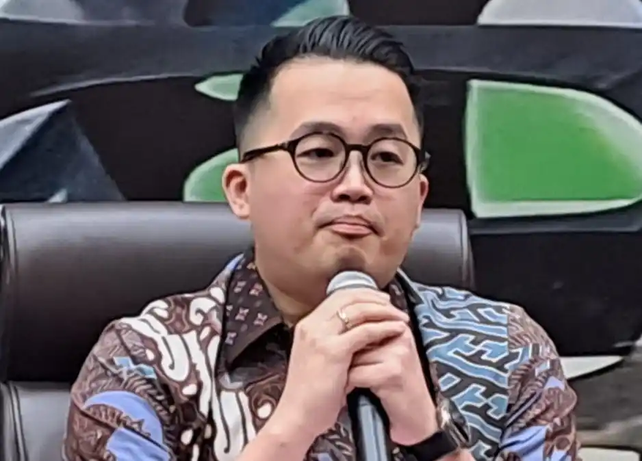 Anggota Komisi I dari Fraksi Golkar, Abraham Sridjaja (Foto. Rizal)