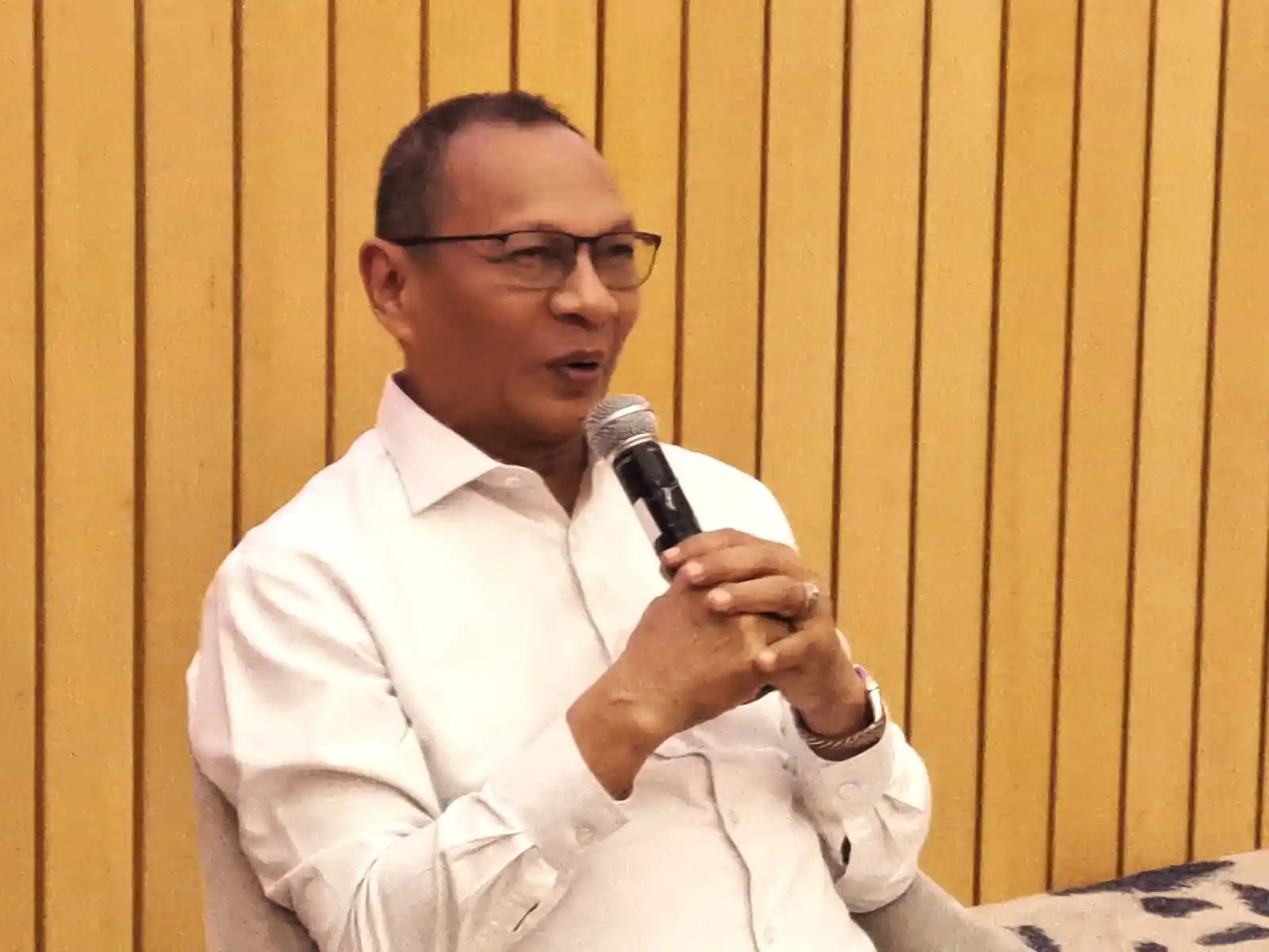 Anggota Komisi VIII DPR RI Fraksi Partai Gerindra, M Husni (Foto Rizal Siregar)