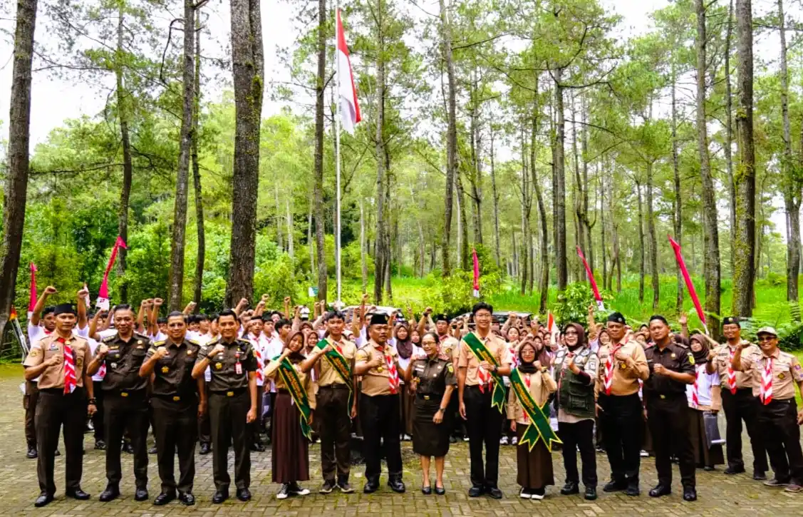 Kajati Jabar Mengajak Anggota Pramuka Sejabar untuk Apel Memperingati Hari Anti Korupsi Sedunia Tahun 2024 di Lembang (Foto: Dok MI)