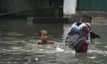 Banjir rob di Pluit, Jakarta Utara (Foto: Ist)