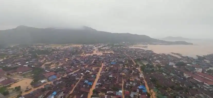 Kondisi Kota Sibolga [Foto: Tangkapan layar]
