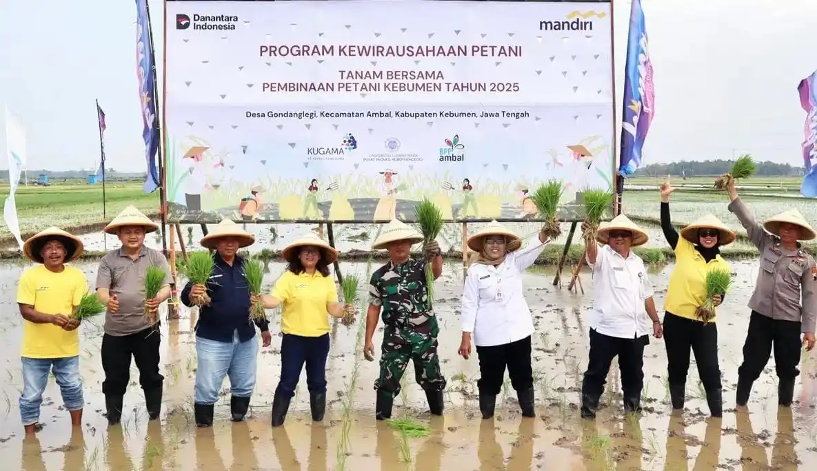 Bank Mandiri Dukung Ketahanan Pangan Nasional  Melalui inisiatif Kewirausahaan Petani (Foto: Istimewa)