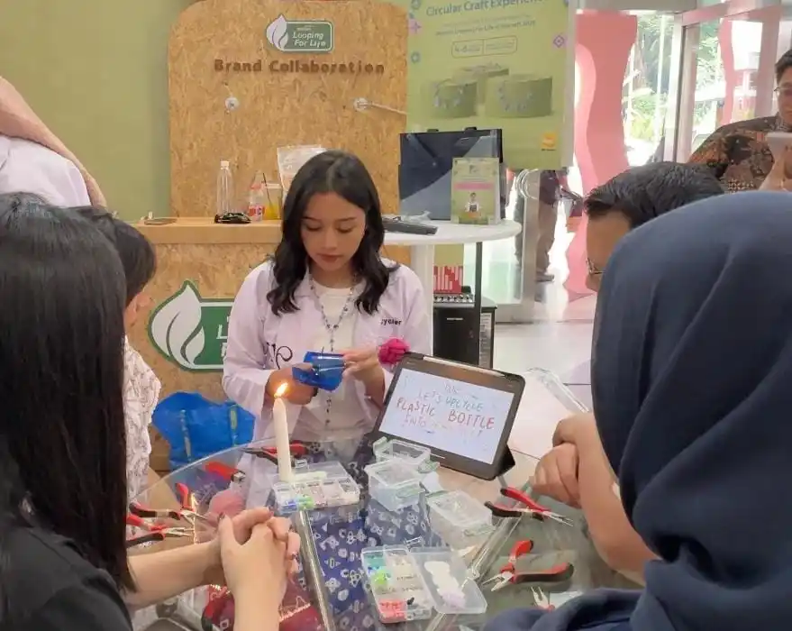 Bank Mandiri hadirkan Mandiri Looping for Life di INACRAFT 2026 (Foto: Bank Mandiri)