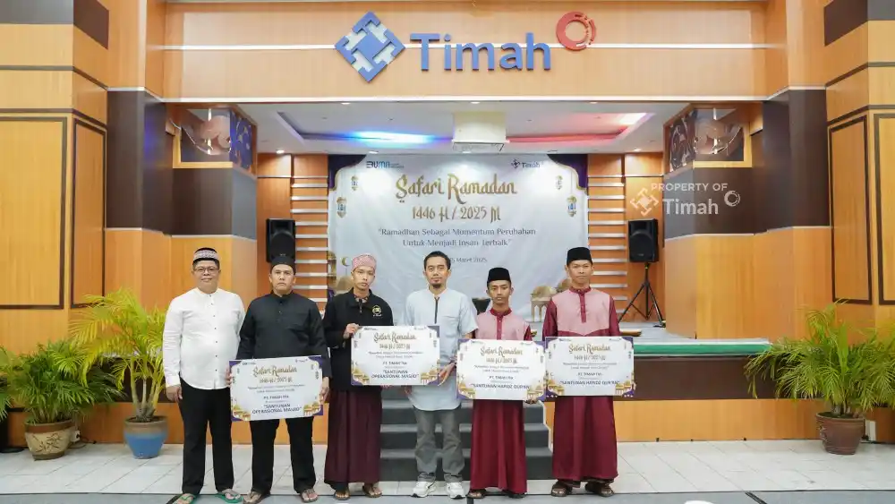 2 Rumah Ibadah di Kundur Terima Bantuan PT Timah [Foto: Doc. PT Timah]