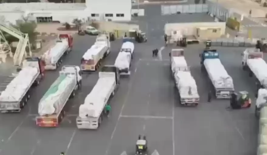 Truk bantuan untuk Gaza yang terjebak kini diperbolehkan memasuki wilayah tersebut (Foto: Istimewa)