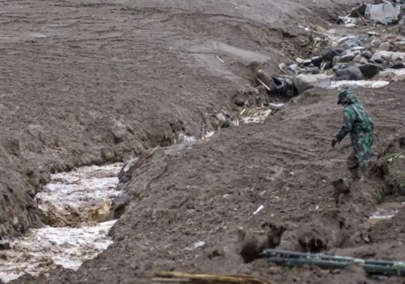 Bencana Longsor di Kecamatan Cisarua, Kabupaten Bandung Barat (Foto: Dok MI)