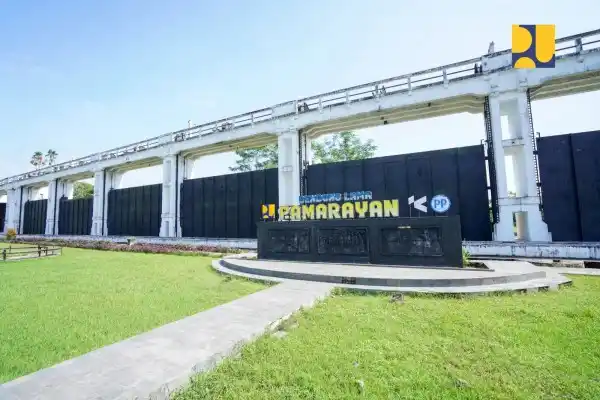 Bendung Pamarayan Lama, Serang, Provinsi Banten. (foto:dok/MI/PU)