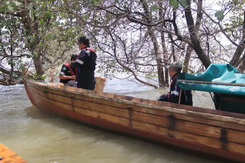 PT Timah Lepaskan Ribuan Bibit Kepiting Bakau di Perairan Kundur dan Karimun [Foto: Doc. PT Timah]
