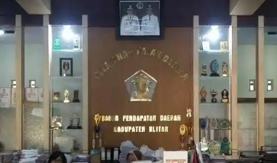 Kantor Bapenda Kabupaten Blitar (Foto: Dok MI/Joko Prasetyo)