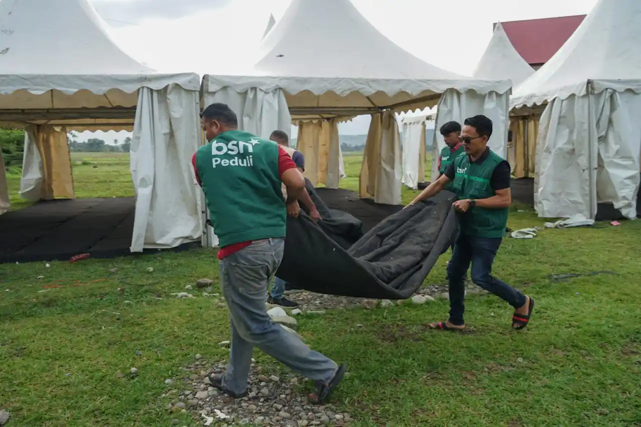 BTN Bangun Dapur Umum dan Serahkan Bantuan Kemanusiaan untuk Warga Terdampak di Pidie Jaya, Aceh (Foto: Dok BTN)