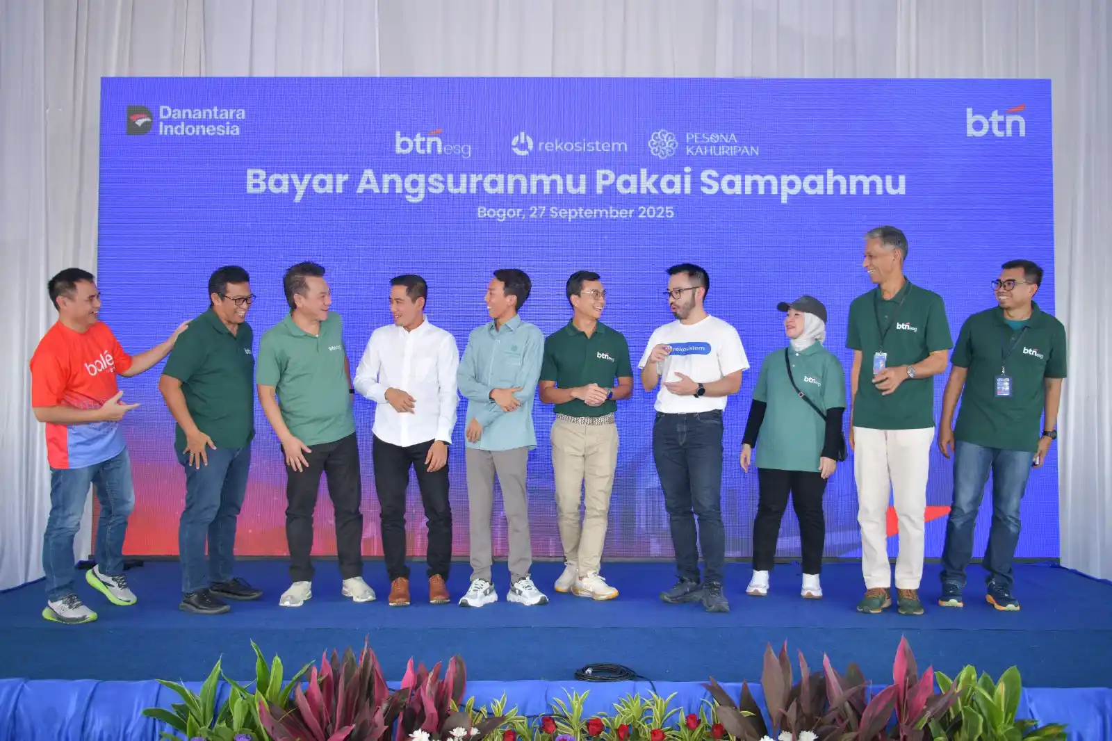 BTN Luncurkan Inovasi Kurangi Angsuran Rumah dengan Sampah untuk Jaga Bumi (Foto: Dok BTN)