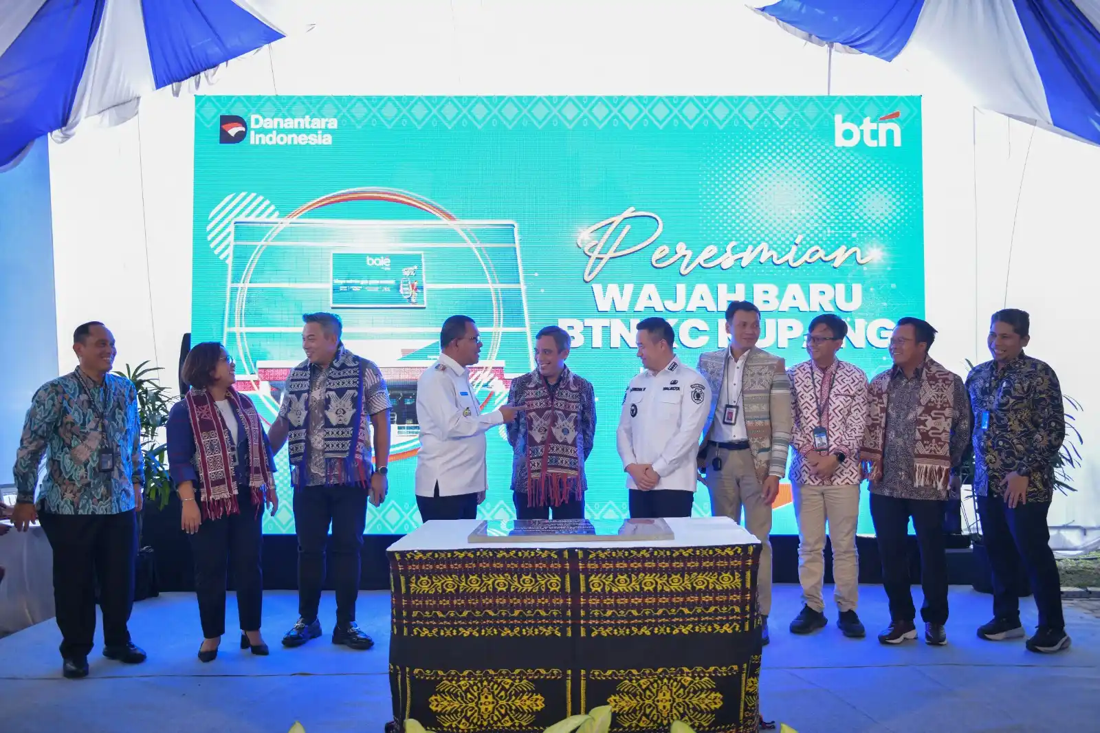 PT Bank Tabungan Negara (Persero) Tbk hari ini meresmikan gedung baru Kantor Cabang Kupang