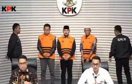 KPK Tetapkan Bupati Bekasi Ade Kuswara Kunang Tersangka Suap Proyek (Foto: Tangkapan Layar)