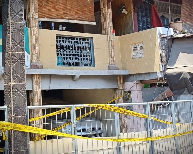 Rumah ayah dan anak yang tewas membusuk di Koja, Jakarta Utara (Foto: Ist)