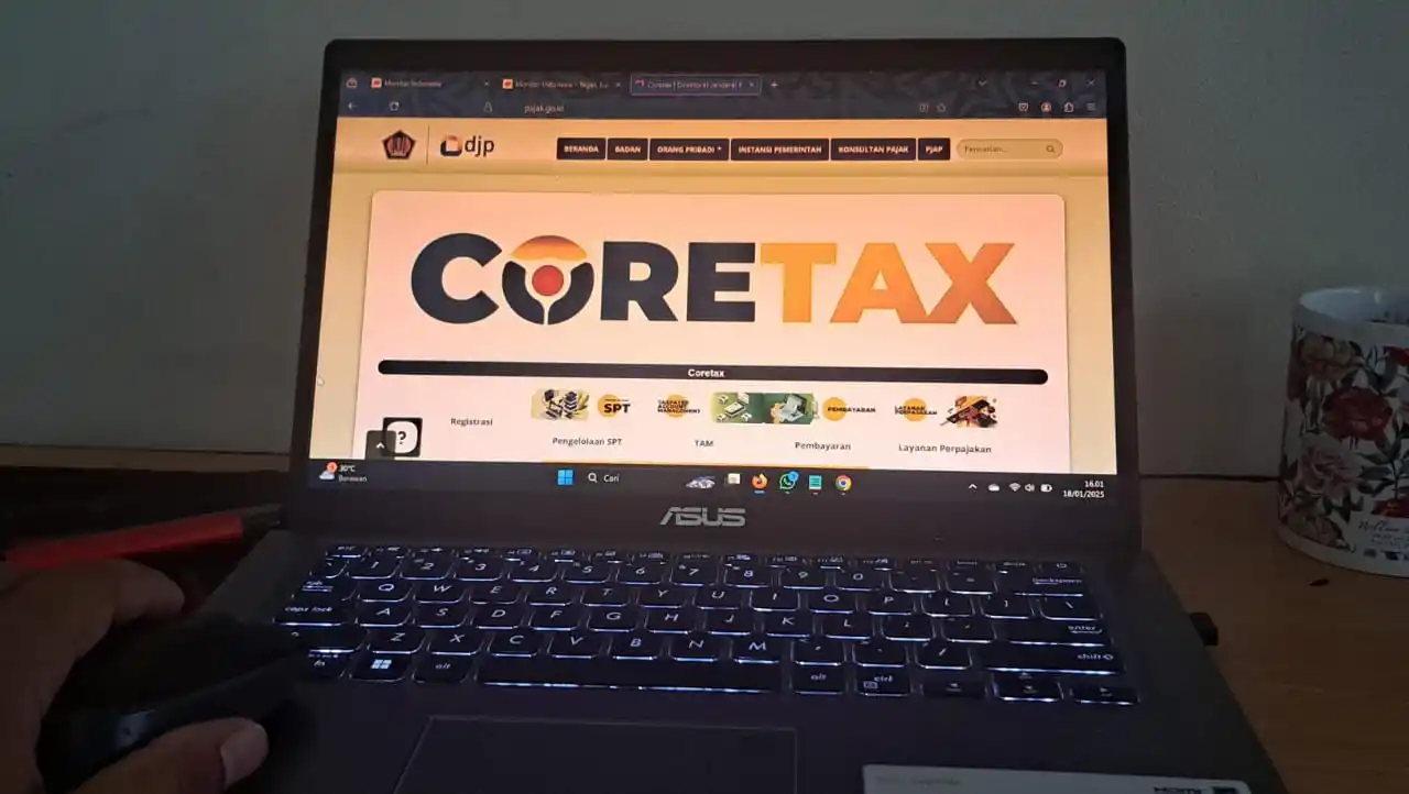 Ilustrasi - Penggunaan Aplikasi Coretax DJP yang kini diselimuti sederet masalah (Foto: Dok MI/Aswan)