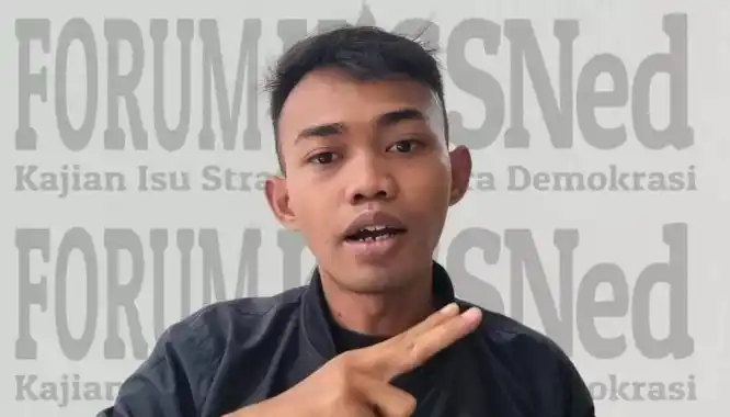 Direktur Forum KiSSNed, Erlangga Abdul Kalam (Foto: Repro)