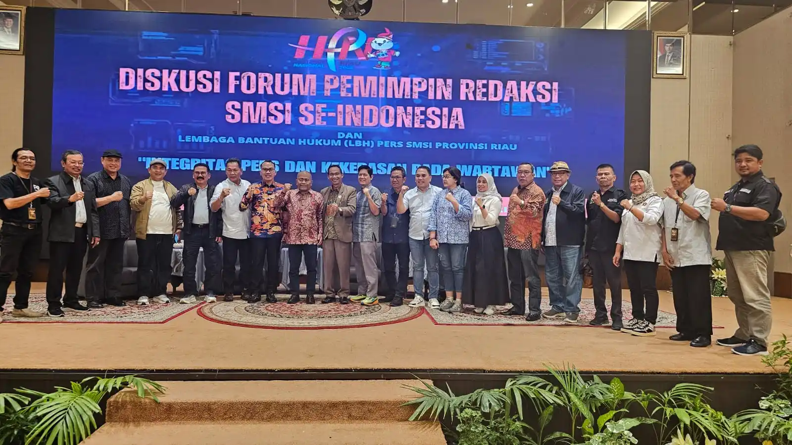 Diskusi Forum Pemimpin Redaksi SMSI se-Indonesia (Foto: Ist)