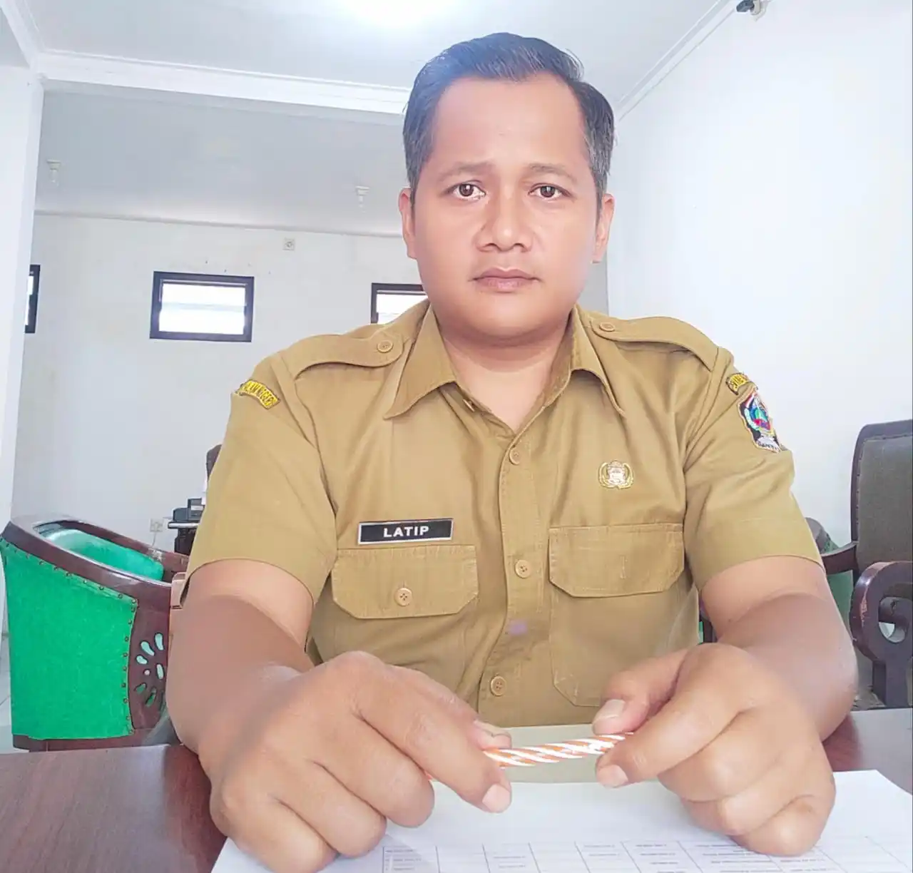 Kepala Bidang Pelatihan Kerja, Produktivitas Tenaga Kerja, dan Transmigrasi Disnakertrans Kabupaten Blitar, Latip Usman (Foto: Dok MI/Joko Prasetyo)