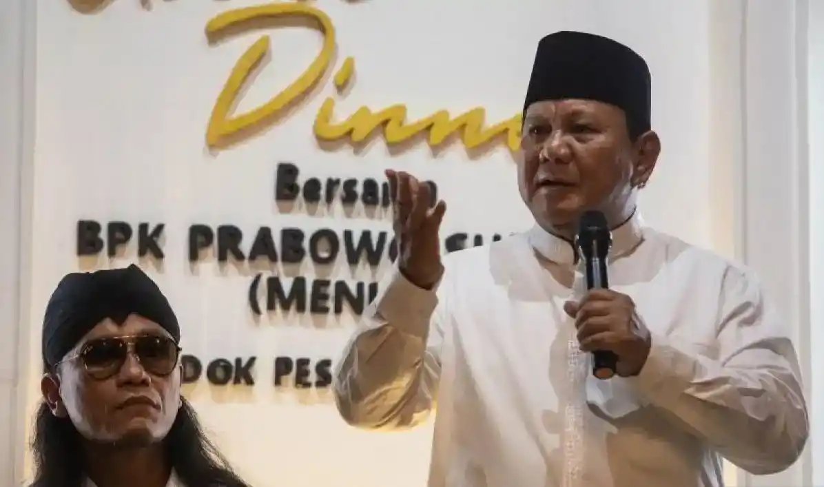 Gus Miftah (kiri) dan Presiden Prabowo Subianto (kanan) (Foto: Dok MI)