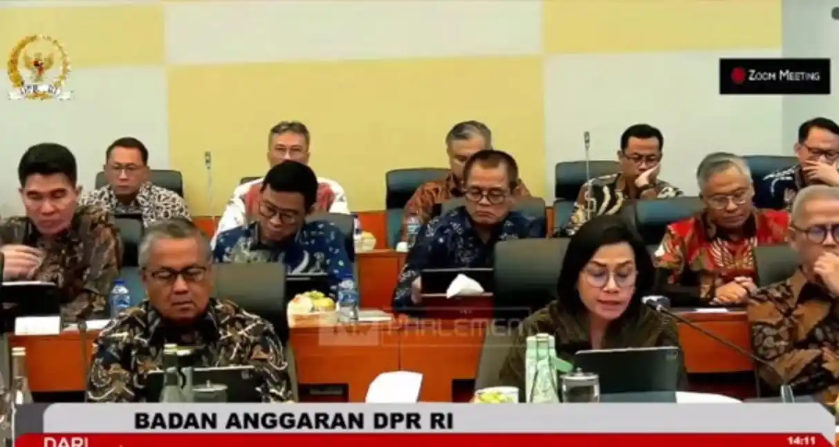 DPR Setujui Sri Mulyani Menggunakan SAL Rp85,6 Triliun (Foto: Tangkapan Layar YouTube Banggar DPR)