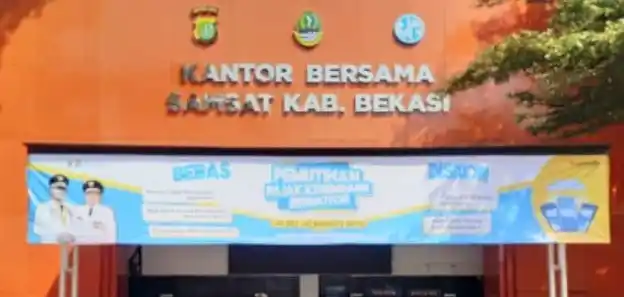 Kantor Samsat Kabupaten Bekasi. Foto: Dok MI/Istimewa