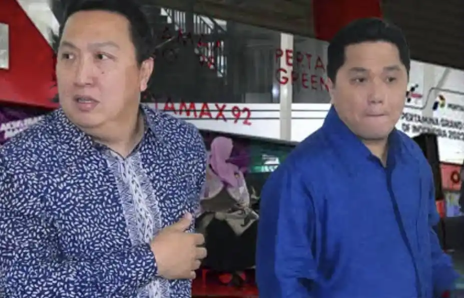 Menteri Badan Usaha Milik Negara (BUMN) Erick Thohir (kanan) dan Pemilik PT Alamtri Resources Indonesia Tbk, Garibaldi Thohir alias Boy Thohir (kiri) (Foto: Dok MI)