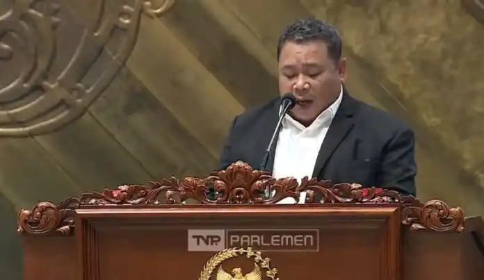 Mantan Anggota Komisi XI DPR RI periode 2019-2024 yang sekarang menjadi Anggota VI BPK RI, Fathen Subchi. (Foto: TV Parlemen)
