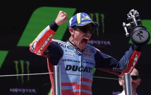 Pembalap Gresini Racing Marc Marquez. (Foto: Antara)