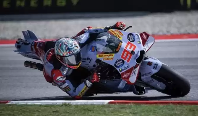 Pembalap Gresini Racing Federal Oil Marc Marquez (Foto: Antara)