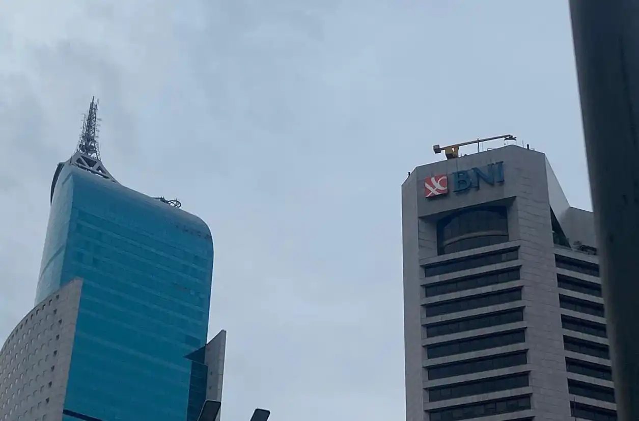 Gedung Graha BNI (kanan) dan Wisma 46 (kiri) (Foto: Dok MI/Aswan)