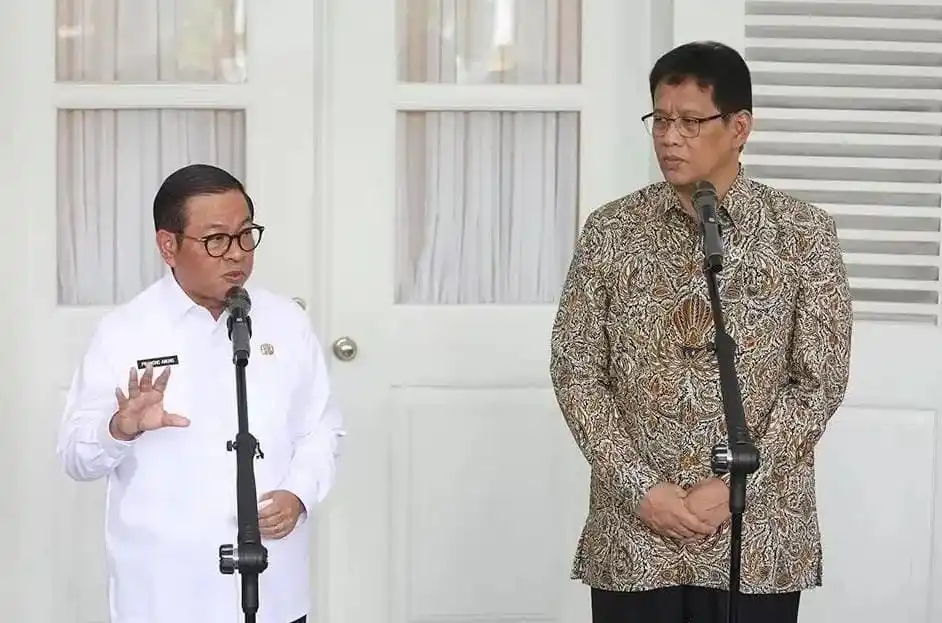 Gubernur DKI Jakarta Pramono Anung dan Menteri Keuangan Purbaya Yudhi Sadewa (Foto: Repro)
