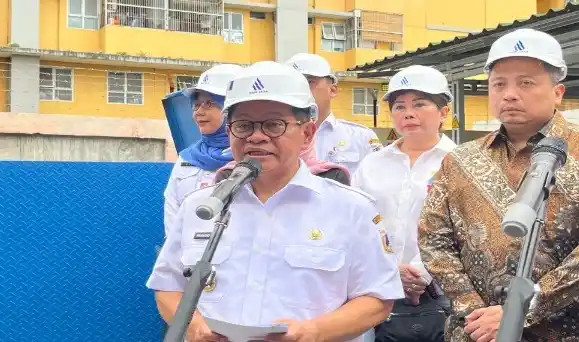 Gubernur DKI Jakarta, Pramono Anung di Rusunawa Tambora, Jakarta Barat (Foto: Repro)