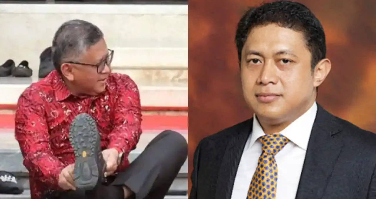 Hasto Kristiyanto (kiri) dan Happy Hapsoro (kanan) (Foto: Kolase MI/Diolah dari berbagai sumber)