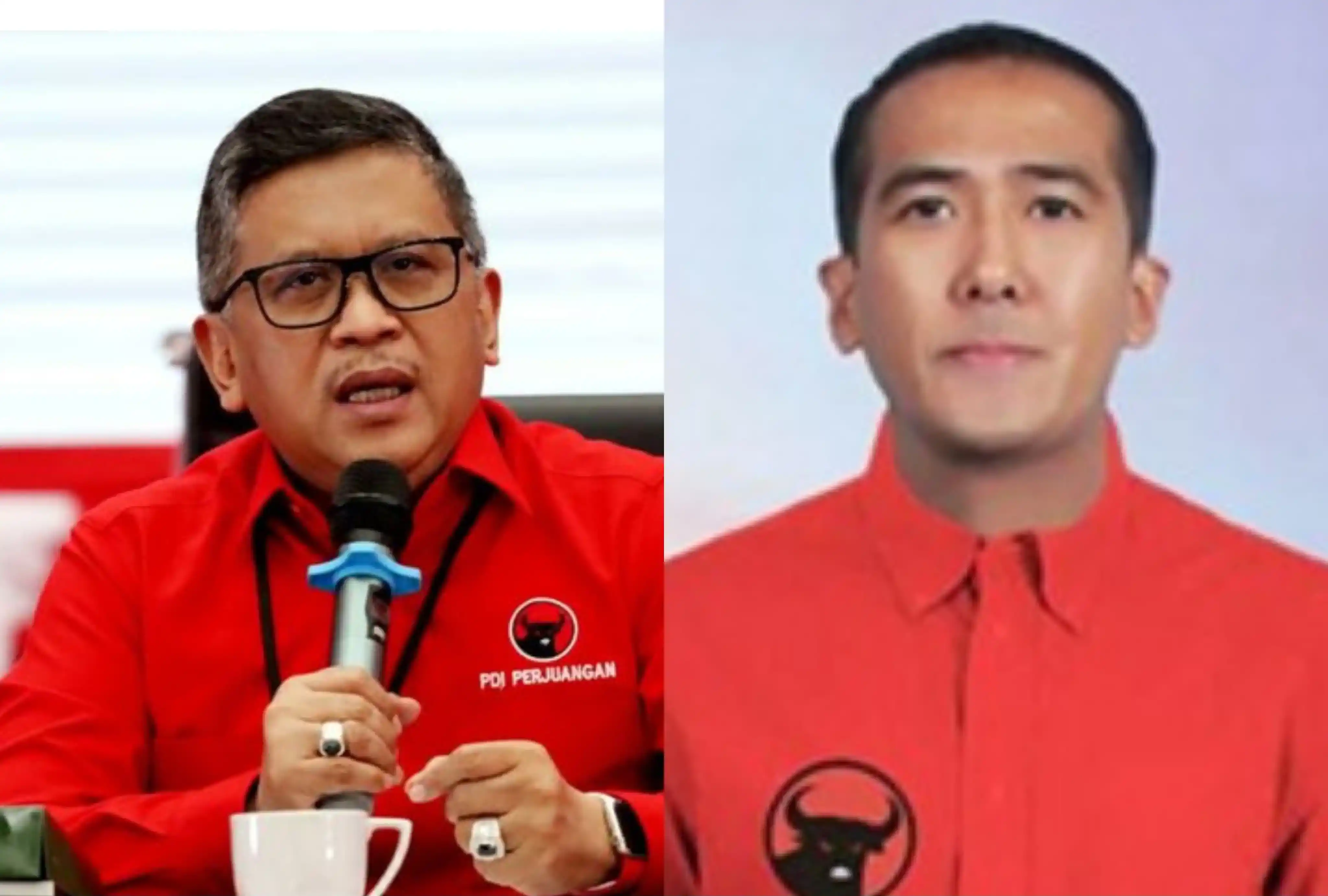 Sekjen PDIP, Hasto Kritiyanto (kiri) dan Harun Masiku (kanan) (Foto: Kolase MI/Aswan)