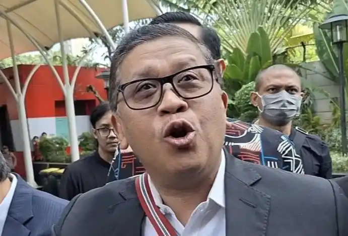 Hasto Kristiyanto saat di KPK, Kamis (20/2/2025)