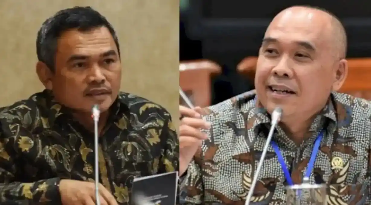 Heri Gunawan (HG) (kanan) dan Satori (ST) (kiri) (Foto: Kolase MI)