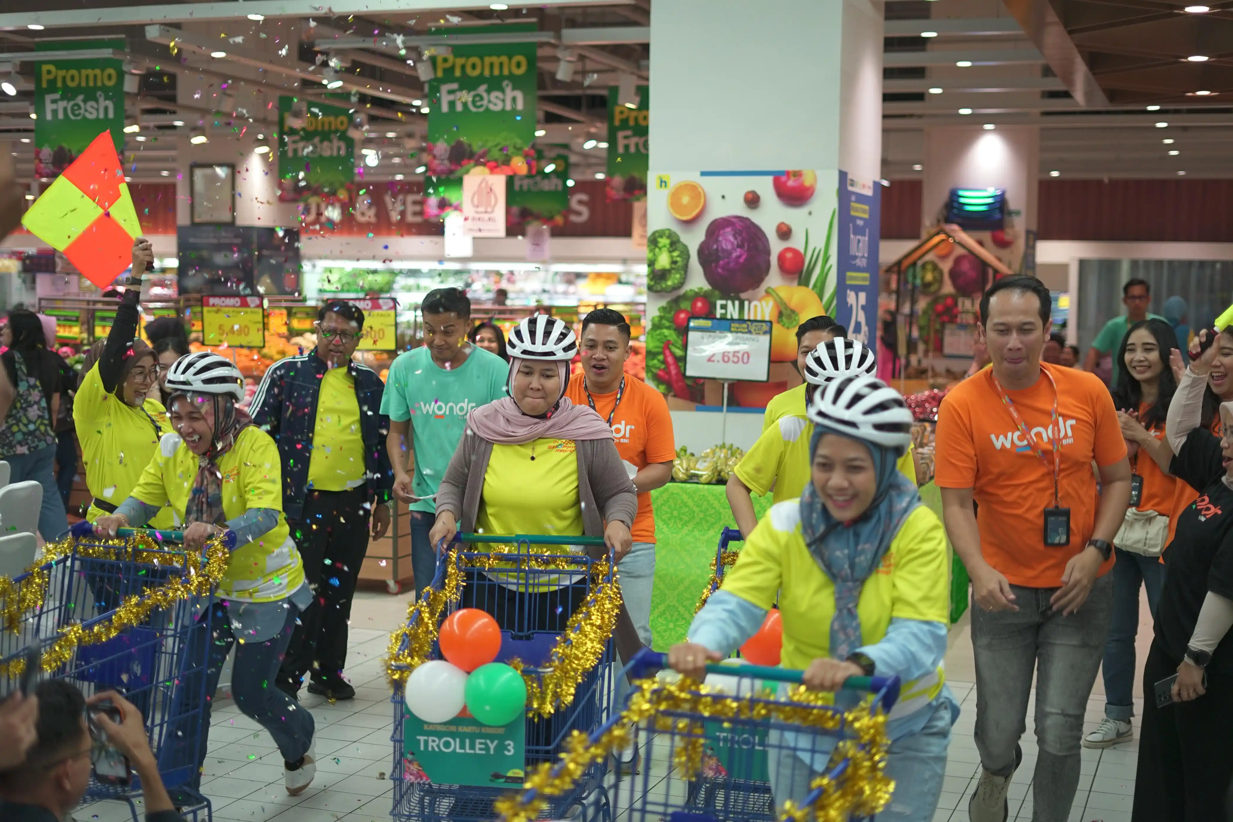 Rayakan HUT ke-79, PT BNI kembali menggelar BNI Shopping Race 2025 Periode 2 di 14 kota besar di Indonesia (Foto: Dok MI/BNI)